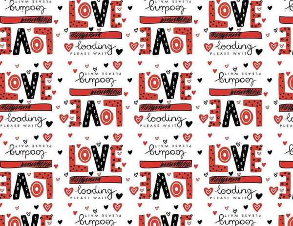 Foglio Carta Regalo Love 70x100 cm