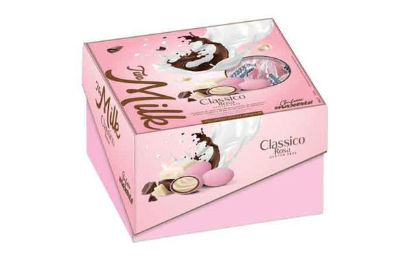 Confetti Two Milk Rosa in vassoio 500 grammi
