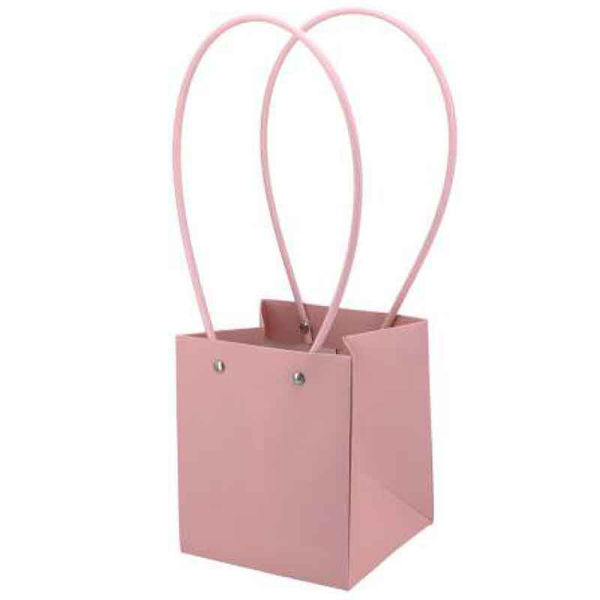 Immagine di Borsetta Plastica Rosa 10x13x15,5 cm