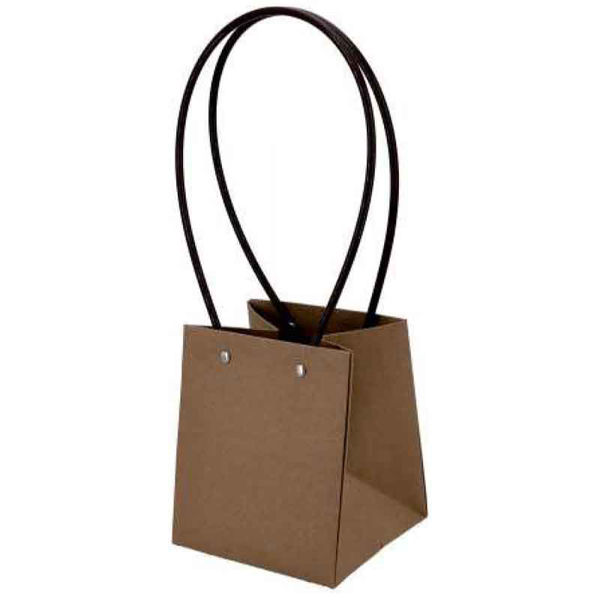 Immagine di Borsetta Plastica Naturale 10x13x15,5 cm