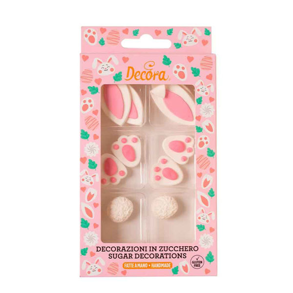 10 Decorazioni Make a Bunny in zucchero