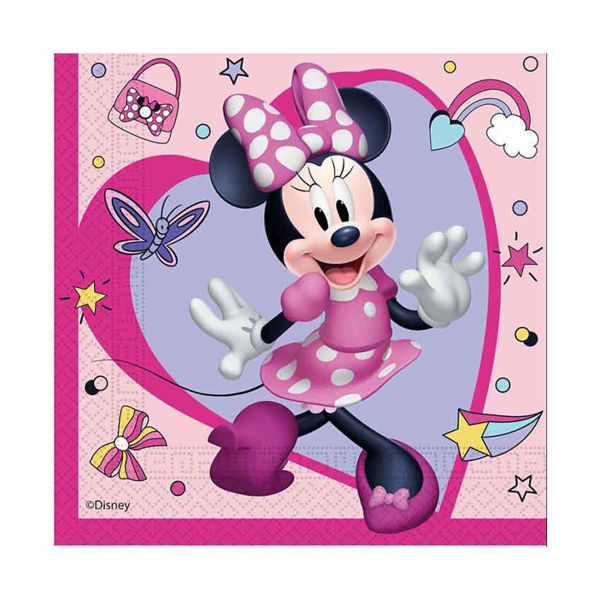 Tovaglioli 33x33 cm Minnie 20 pezzi