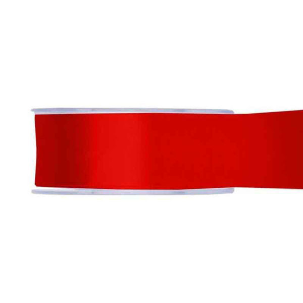 Nastro Doppio Raso Rosso