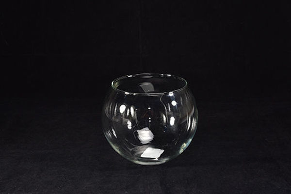 Ampolla in vetro diametro 23,5 cm altezza 19,5 cm