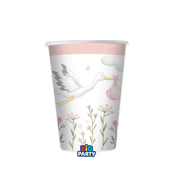 Bicchieri 250 cc Welcome Little One Pink 6 pezzi