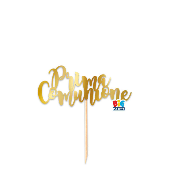 Mini Cake Topper Italic Prima Comunione