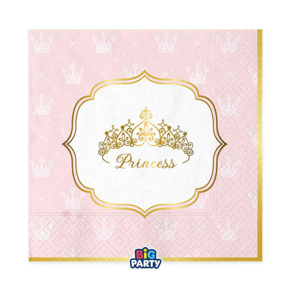 Immagine di Tovaglioli 33x33 cm Princess 16 pezzi
