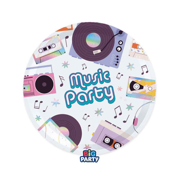 Immagine di Piatti Mix 18 cm Music Party 6 pezzi