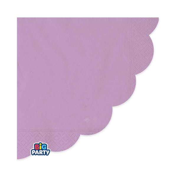 Immagine di Tovaglioli 33x33 cm Wavy Lilla 16 pezzi