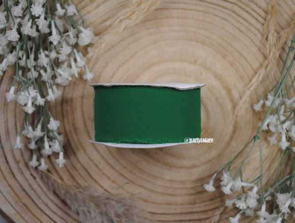Immagine di Rotolo Nastro Chiffon 40 mm 20 metri Verde Bottiglia