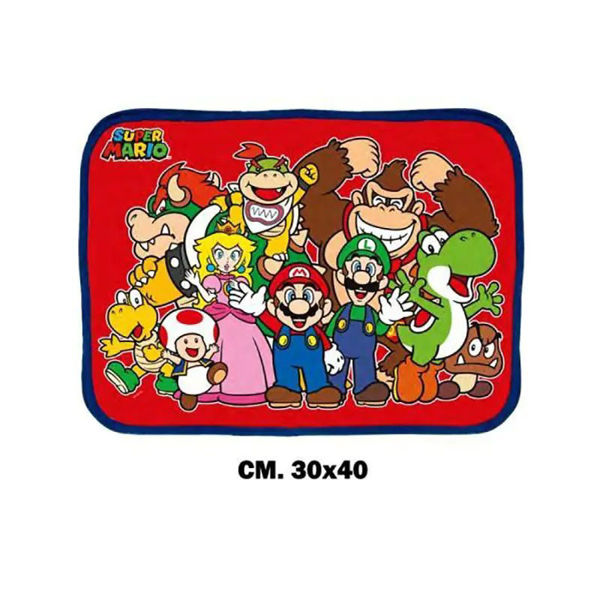 Super Mario Tovaglietta ripiegabile 30x40 cm
