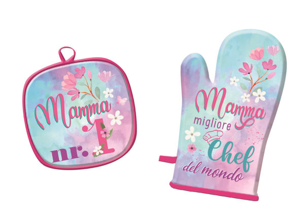 Immagine di Festa della Mamma Set Guanto Presina