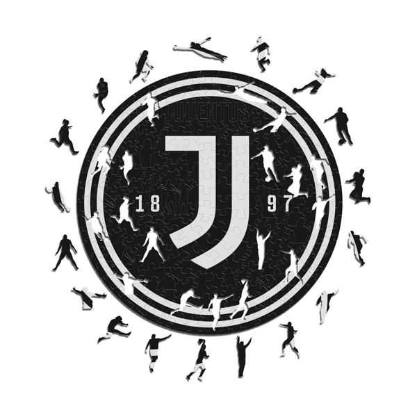Immagine di Juventus Logo Puzzle in legno 150 pezzi