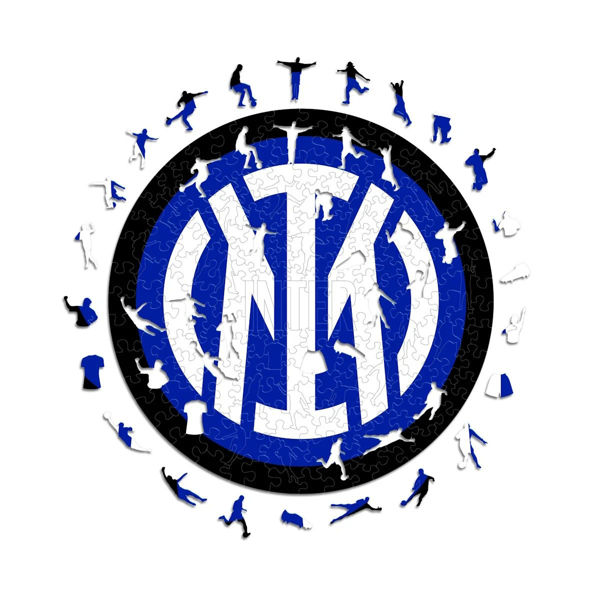Immagine di Inter Logo Puzzle in legno 270 pezzi