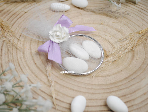 Immagine di Set 5 pezzi Anello Argento 6 cm