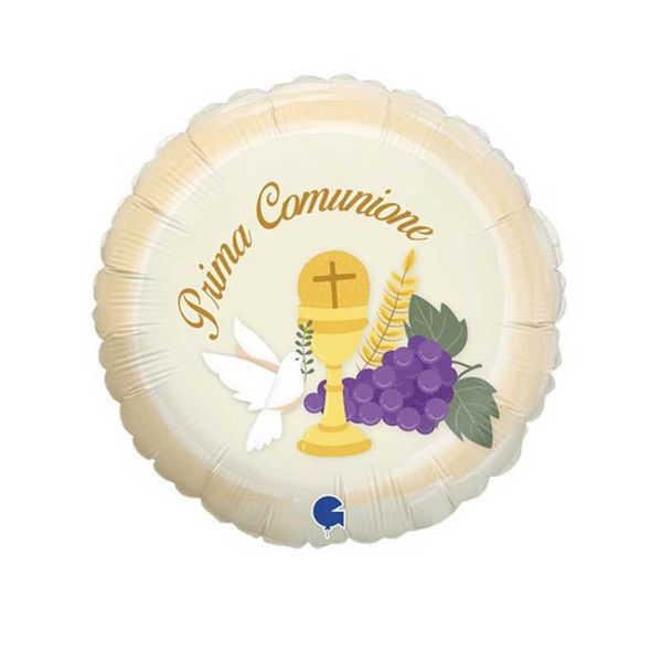 Palloncino Mylar 45 cm Prima Comunione