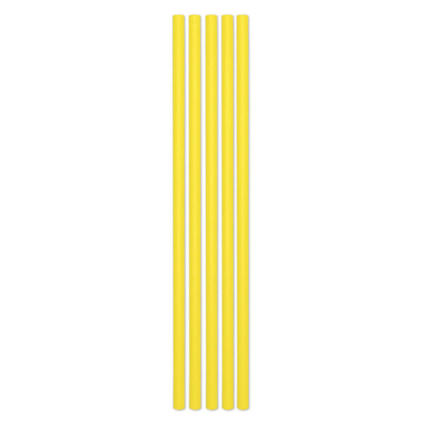 Immagine di Cannucce 20 cm Ecolor in carta Gialle 50 pezzi