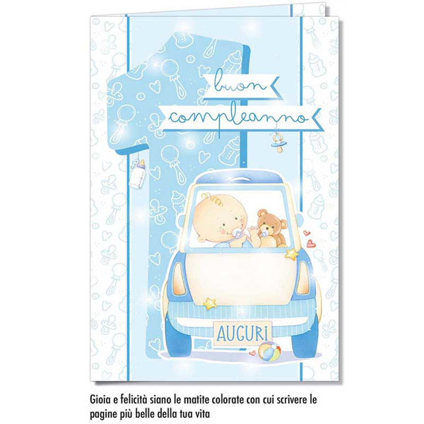Immagine di Biglietto Auguri Primo Compleanno bambino