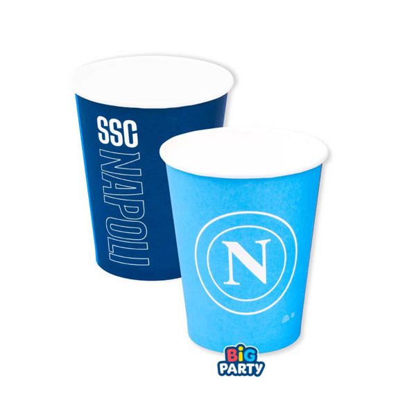 Immagine di Bicchieri 250 cc SSC Napoli 6 pezzi