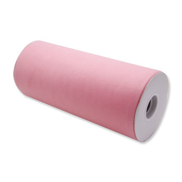 Tulle Rosa 25 cm x 100 metri