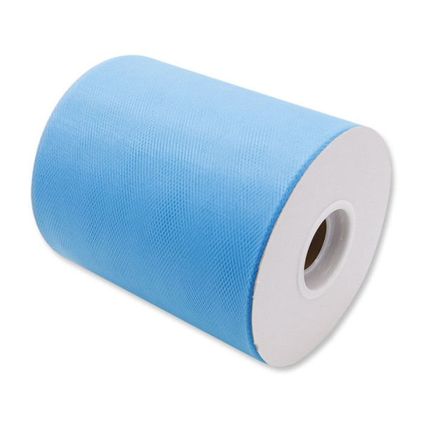 Tulle Azzurro 12,5 cm x 100 metri