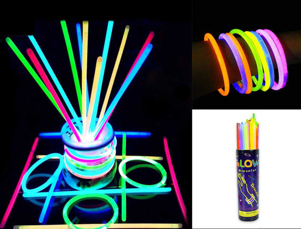 Braccialetti Glow in the dark 50 pezzi