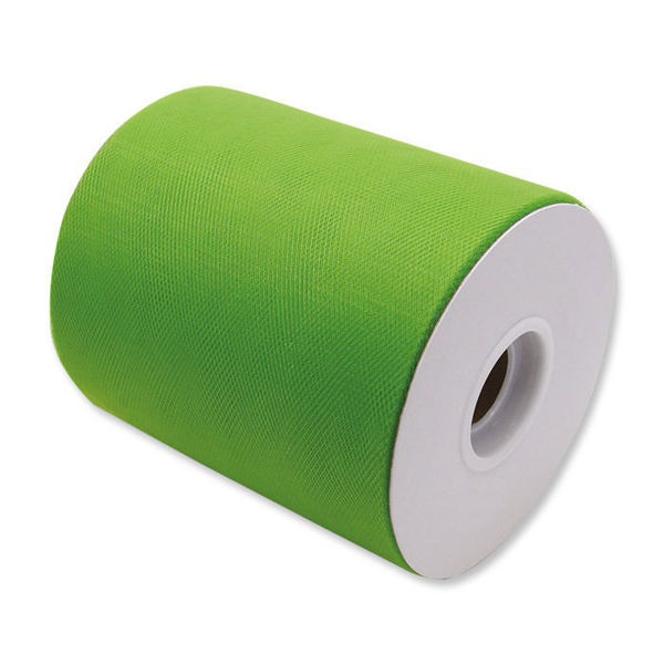Rotolo Tulle Verde 12.5 cm x 100 m | Decorazioni Naturali e Bomboniere