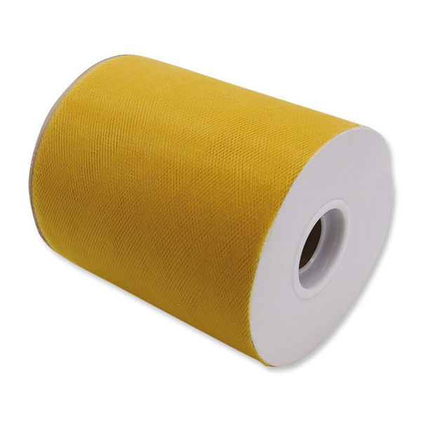 Rotolo Tulle Oro Matto 12.5 cm x 100 m | Decorazioni Eleganti e Raffinate