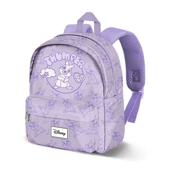 Zaino Disney Tamburino 27x22x9 cm | Zainetto Asilo con Tasca