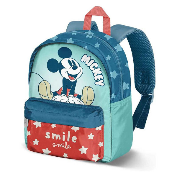 Zaino Disney Topolino Smile 27x22x9 cm | Zainetto Asilo Bambino