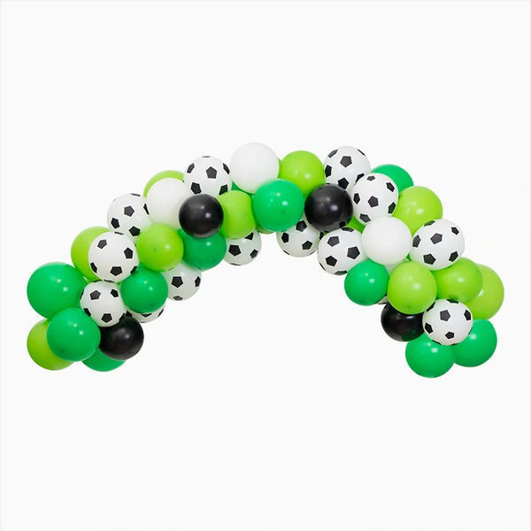 Immagine di Set di Arco Palloncini Calcio 40 pezzi