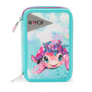 Astuccio GoPop Turtle Bloom triplo con accessori scuola e design tartaruga