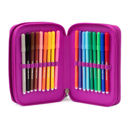 Astuccio GoPop Meowcorn triplo con design gattocorno e accessori scuola inclusi