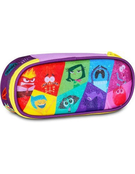 Astuccio Bustina Seven Round Plus Inside Out 2 con stampa Disney Pixar