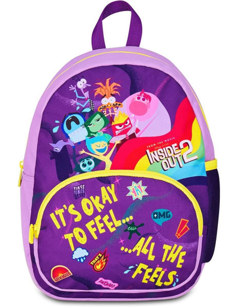 Zaino asilo Seven Inside Out 2 per bambini – 23x34x17 cm con grafiche Disney