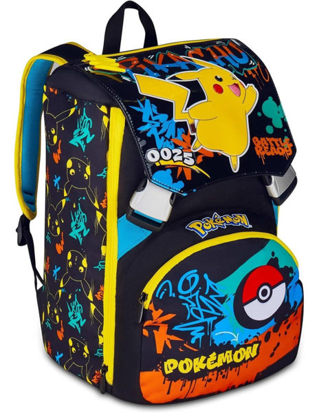 Zaino sdoppiabile Seven Pokémon 27x39x16 cm con grafica Pikachu