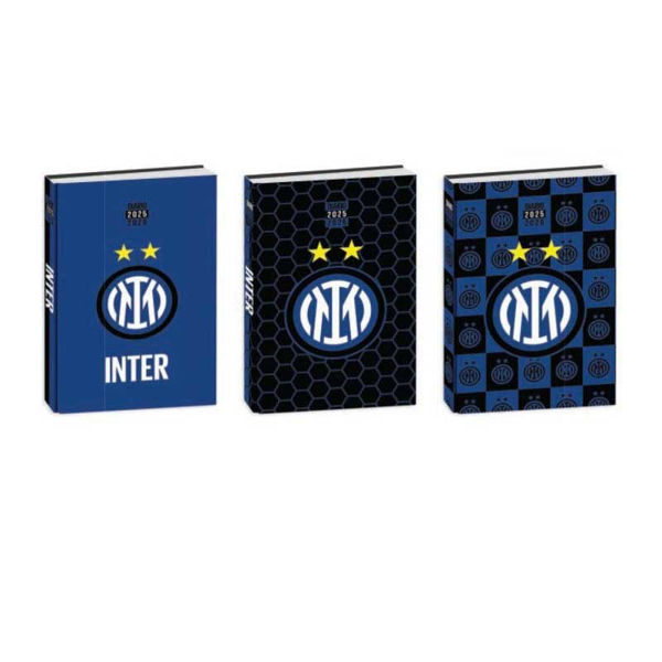 Diario scuola Seven Inter 12 mesi assortito con grafiche FC Internazionale