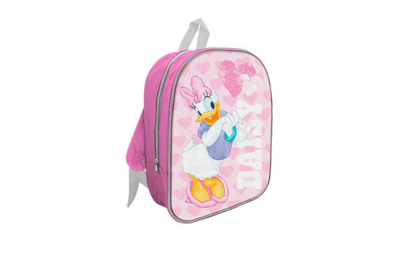 Zaino rosa Disney 32 cm con Paperina e cuori