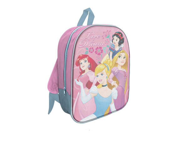 Zaino Disney Principesse in tessuto 32 cm con grafica "Live the Dream"