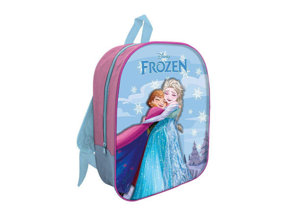 Zaino 3D Frozen con Elsa e Anna in rilievo – Disney per scuola materna