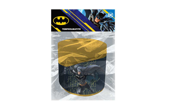 Temperamatite ovale con contenitore e grafica Batman DC Comics