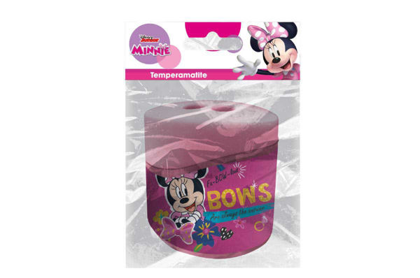 Temperamatite ovale Minnie con serbatoio e doppio foro – Disney bambina