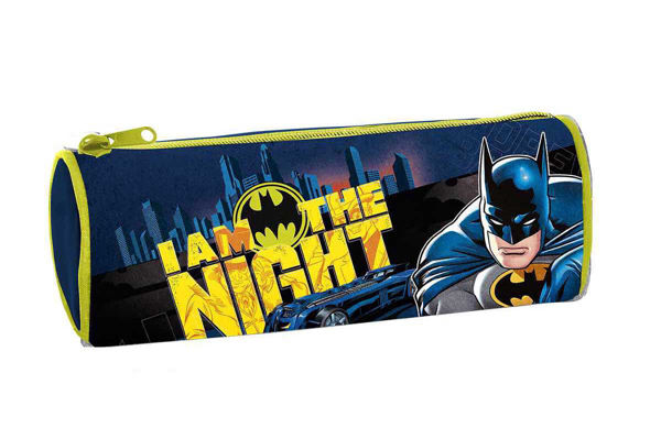 Tombolino in tessuto con zip e grafica Batman DC Comics