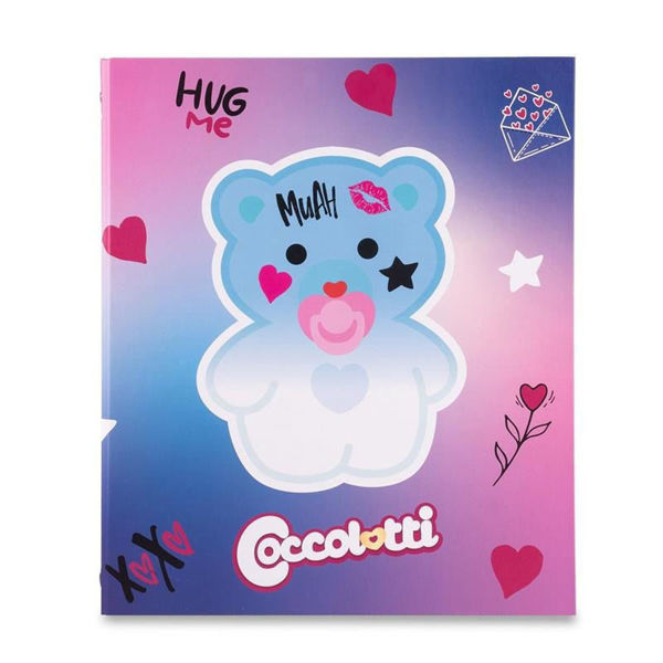 Raccoglitore 4 Anelli A4 Coccolotti Love Azzurro – Scuola