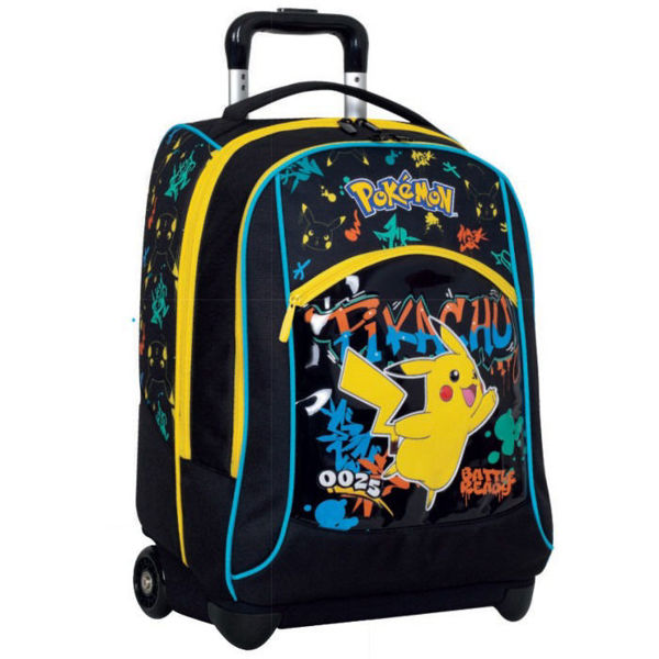 Zaino Big Trolley Seven Pokémon 35x51x27 cm – con ruote e maniglia
