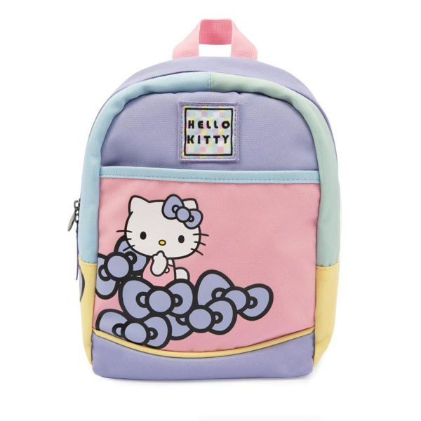 Zainetto Hello Kitty 25 cm in tessuto color pastello per bambina