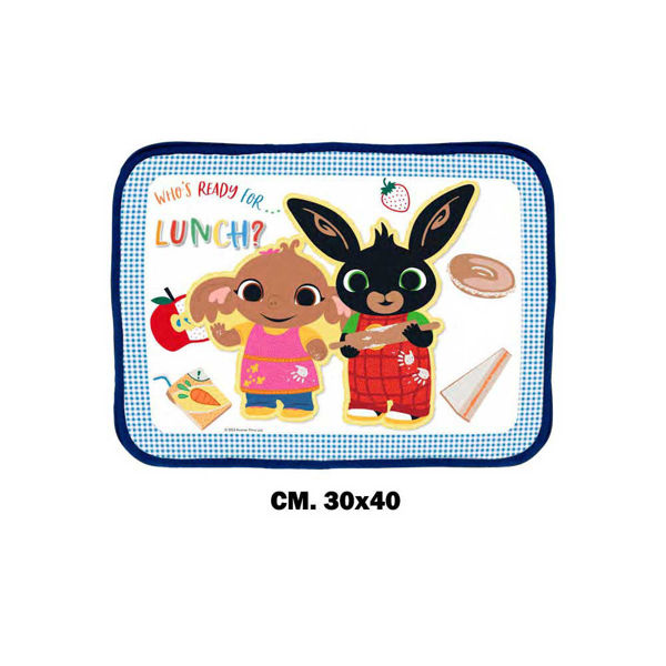 Tovaglietta ripiegabile Bing 30x40 cm con personaggi per bambini