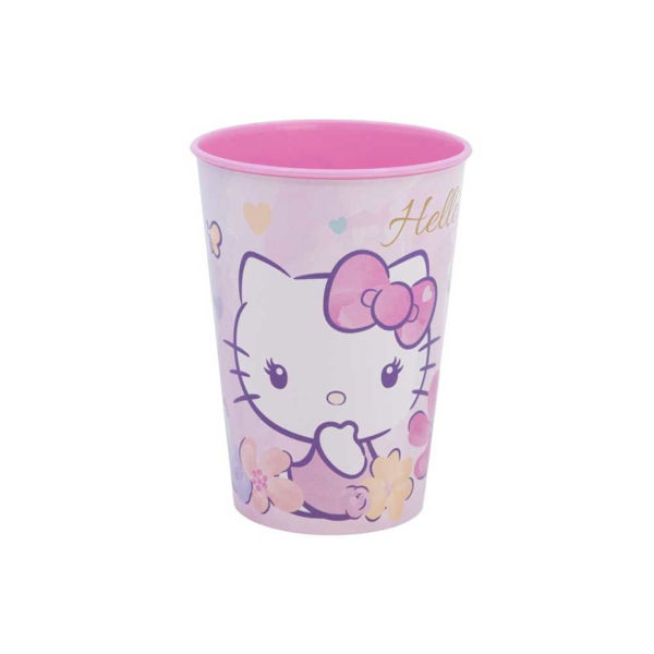 Bicchiere Hello Kitty 260 ml colorato per bambini