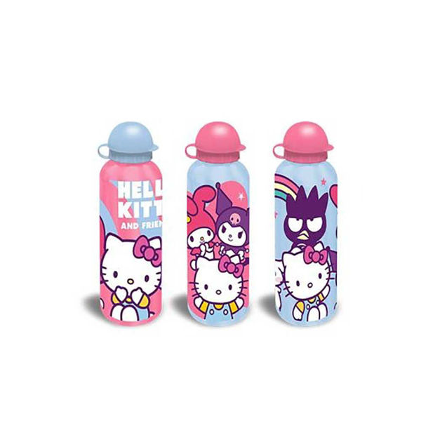 Borraccia in alluminio Hello Kitty 500 ml per bambini – modelli assortiti