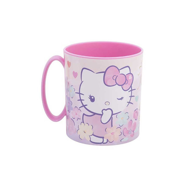 Tazza Hello Kitty 350 ml con grafica colorata e adatta al microonde